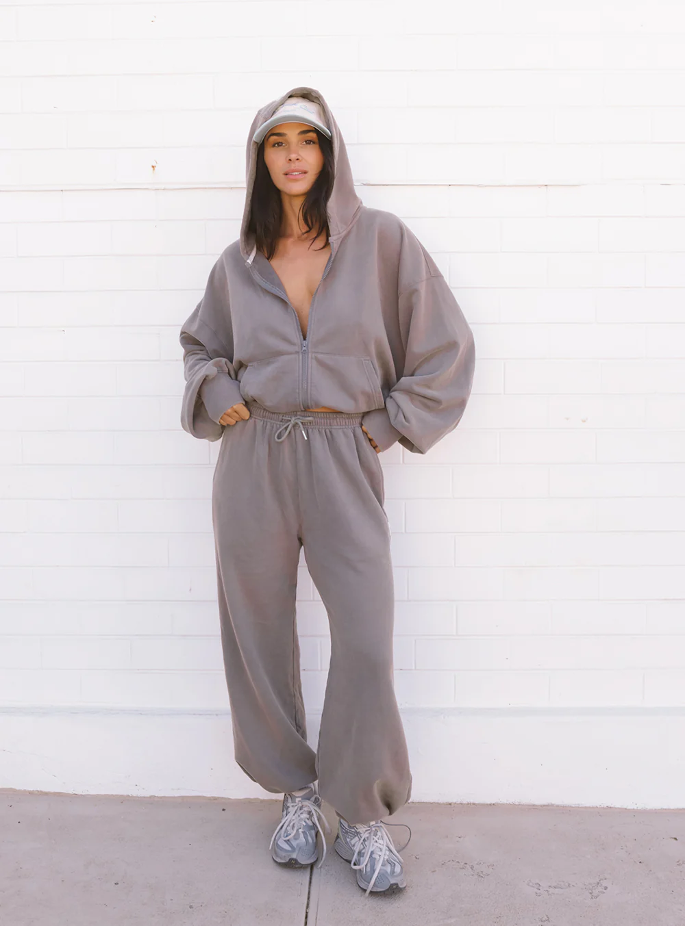 Sweat Jacket Stonewashed Charcoal - Image 4