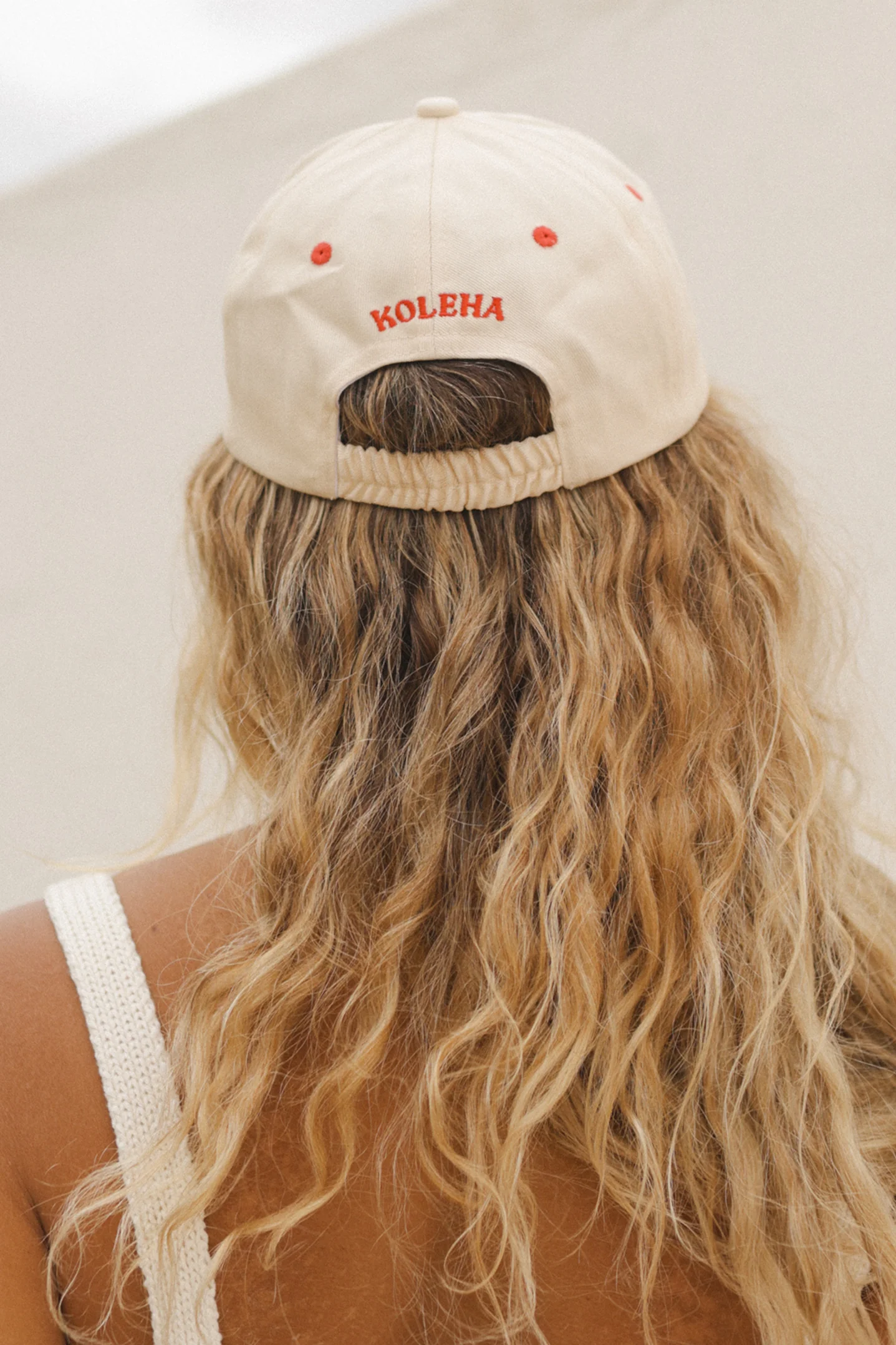 Swim Club Cap - Baby Blue & Cream - Image 8