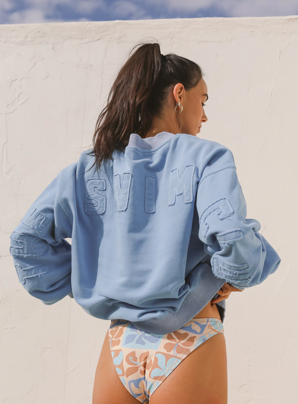 Swim Club Stonewashed Pacific Pullover - Image 6